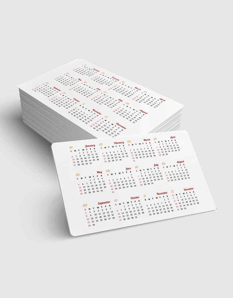 Pocket Calendars